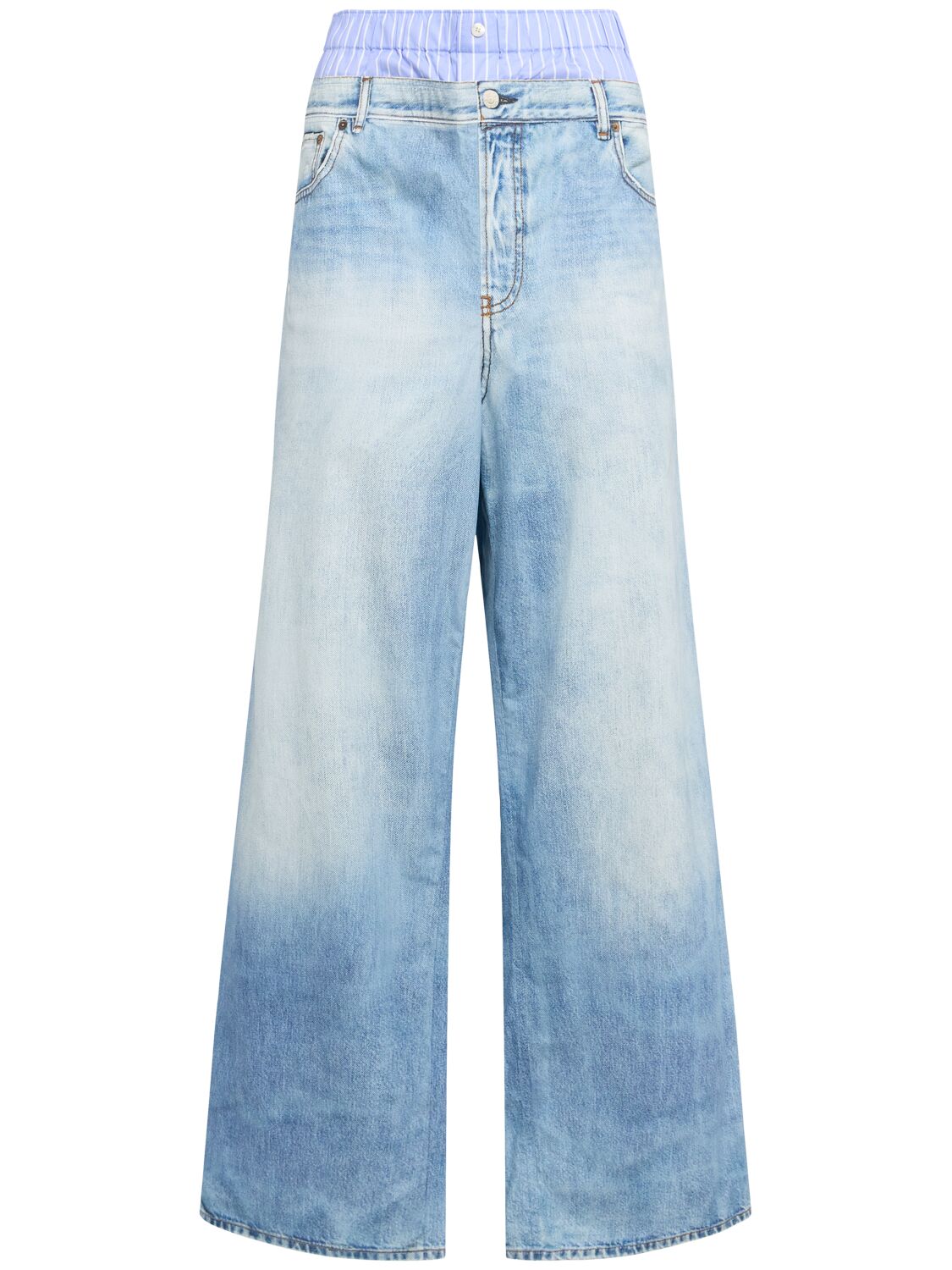 Pubblea Wide Jeans W/double Waistband