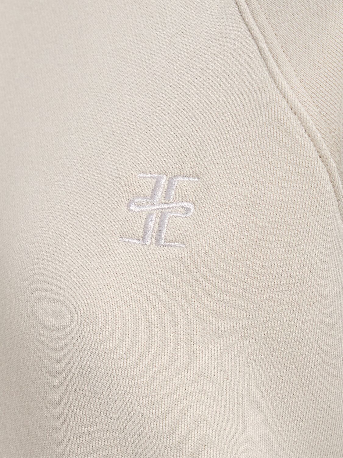 Éterne Shrunken Raglan Sweatshirt In Neutral