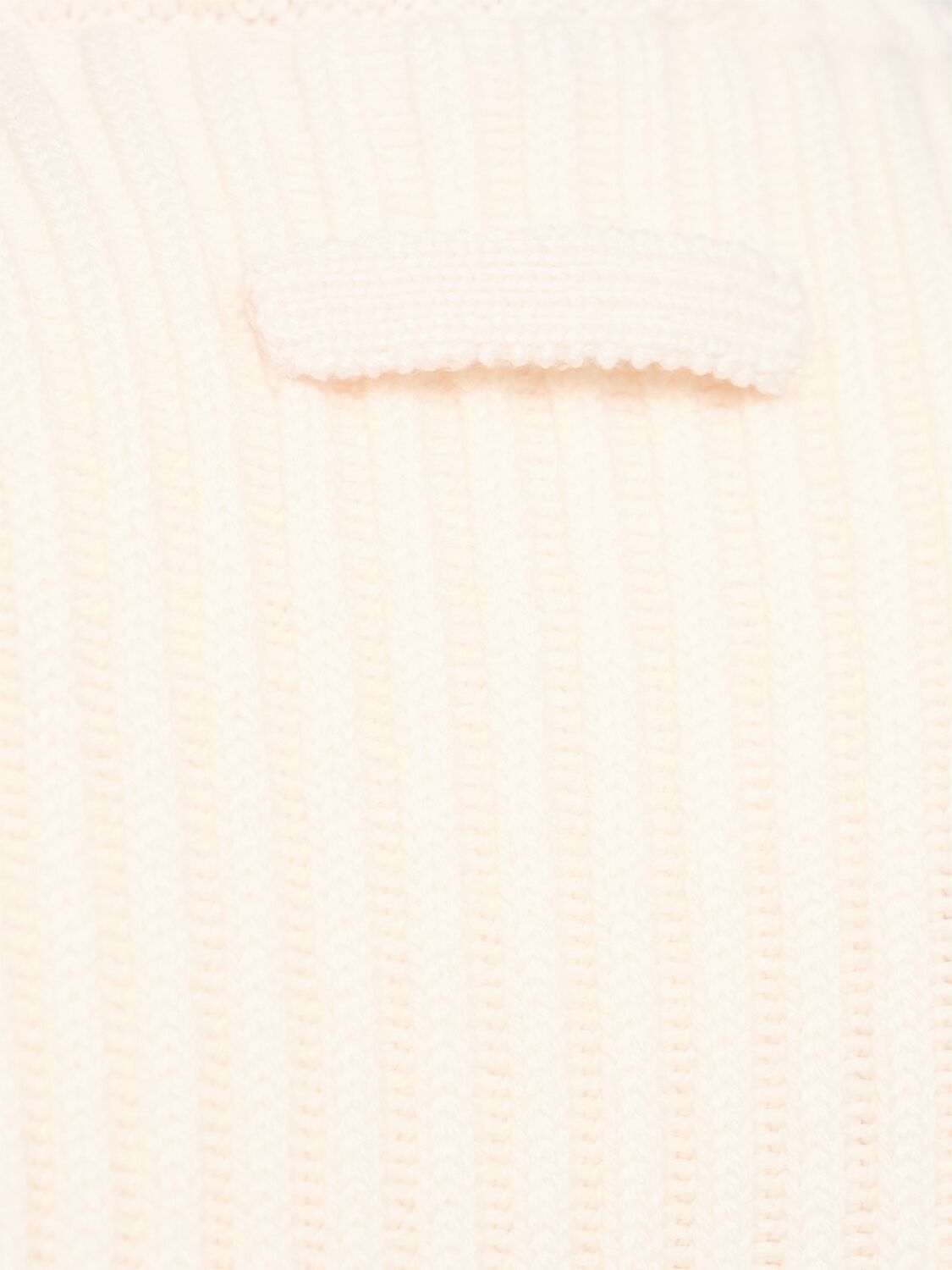 Jean Paul Gaultier Ribbed-knit Wool-blend Turtleneck Sweater In Neutral
