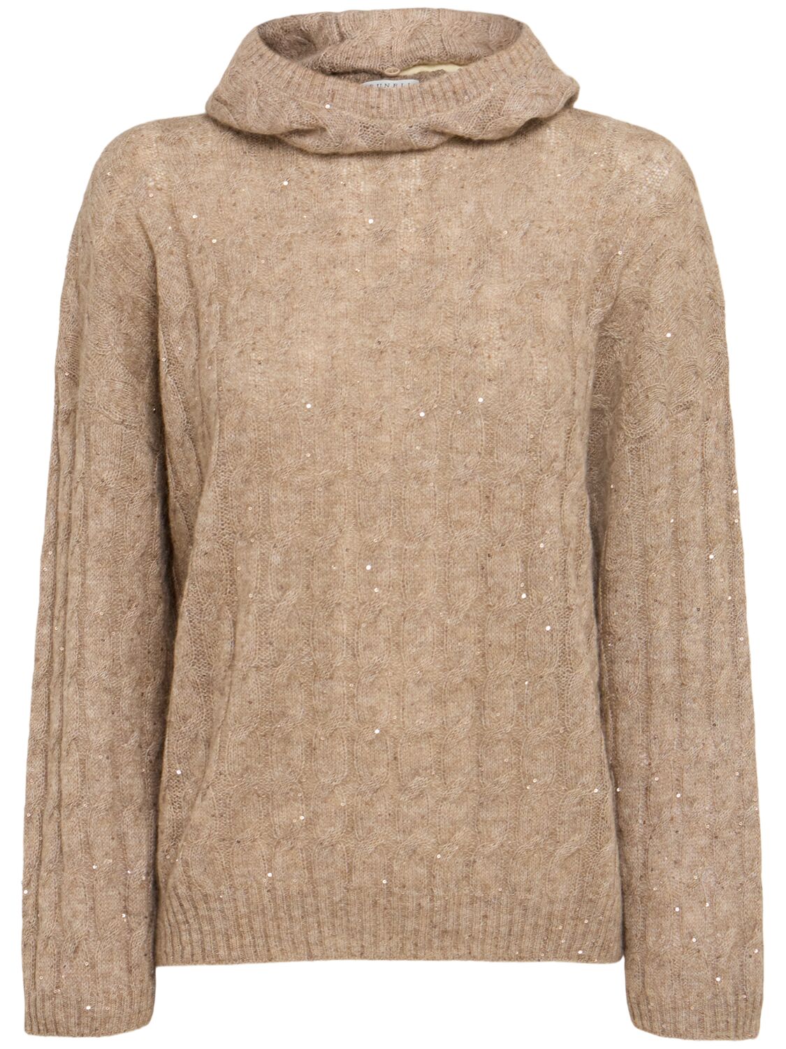 Pull-over En Mohair Mélangé Embelli - BRUNELLO CUCINELLI - Modalova