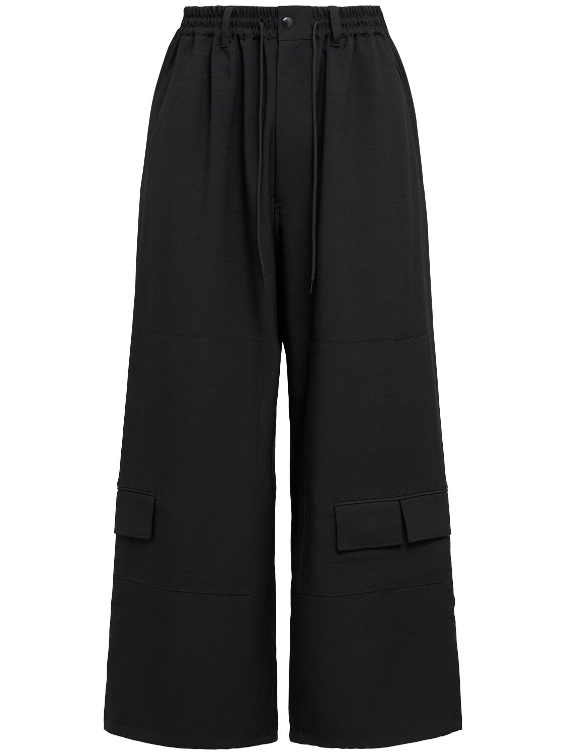 Y-3 Tech Wide Pants In Blue
