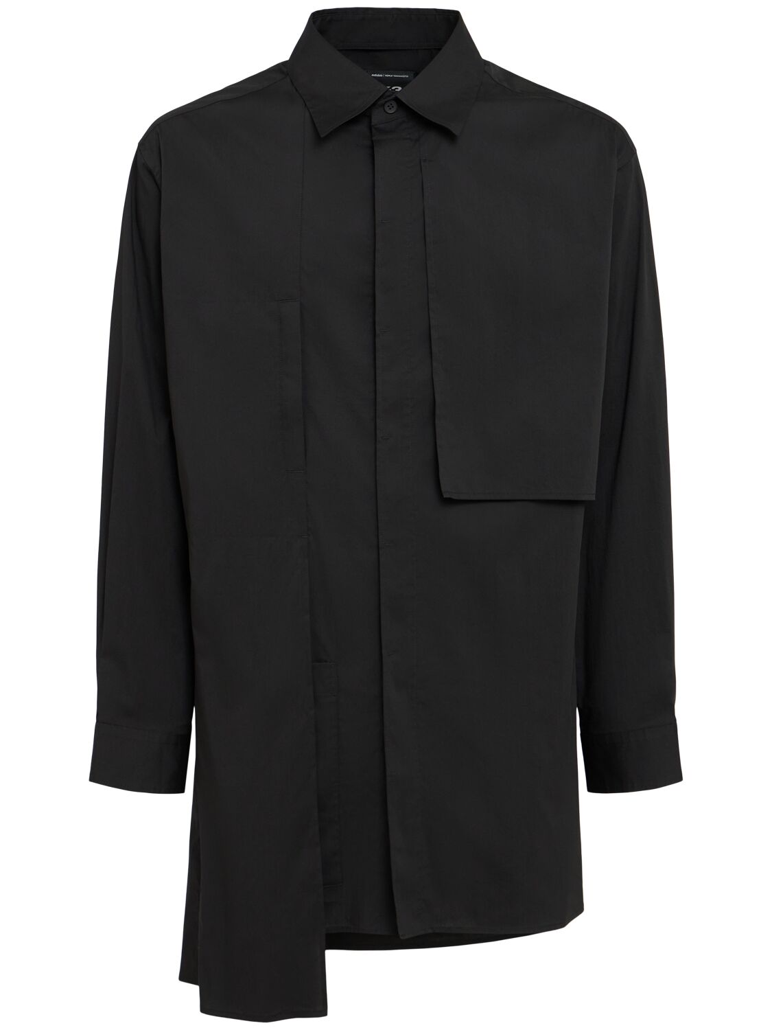 Chemise Asymétrique En Coton Mélangé - Y-3 - Modalova