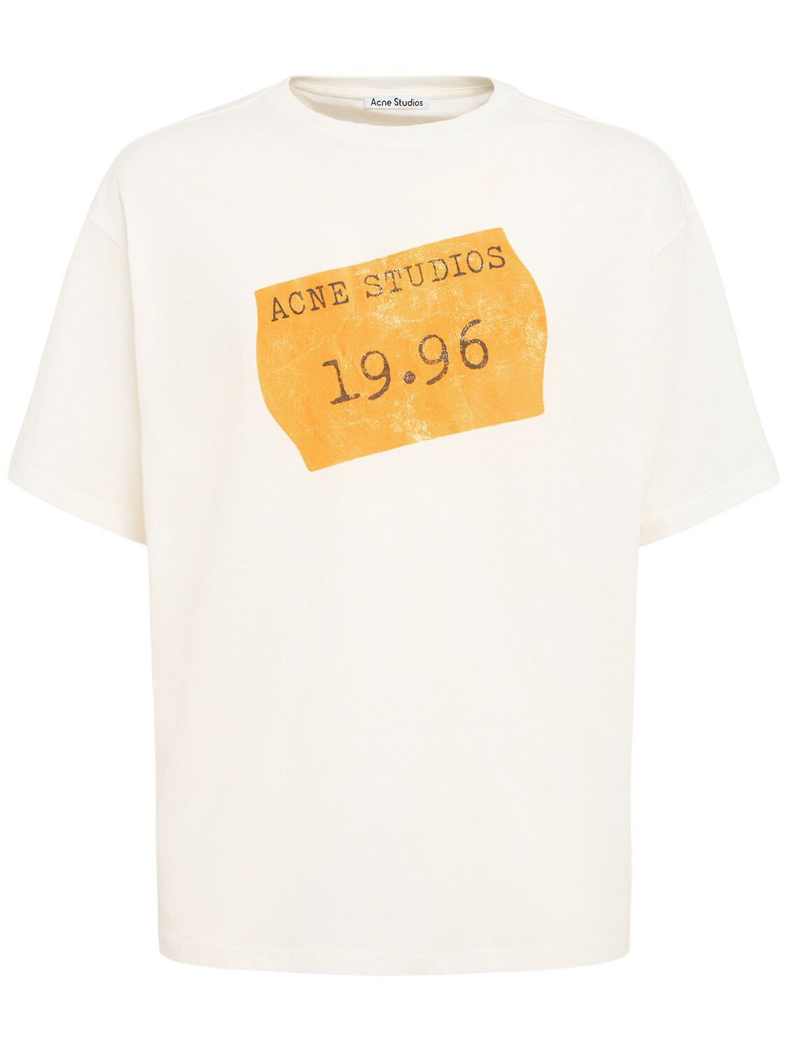 ACNE STUDIOS Edra Sticker Midsummer Unisex T-shirt