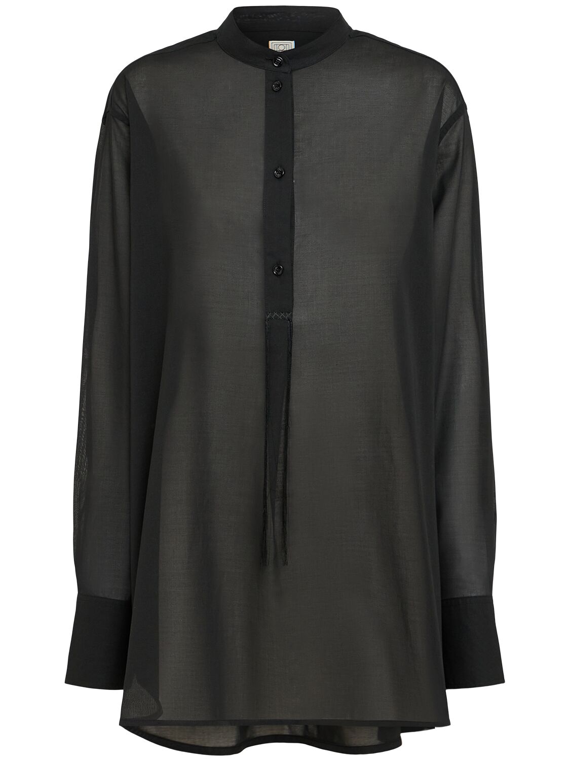 Chemise À Col Droit - TOTEME - Modalova
