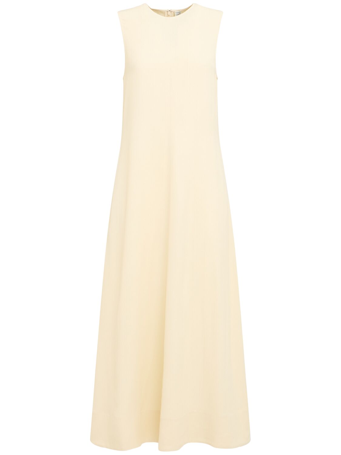 Robe Longue À Coutures Tissées - TOTEME - Modalova