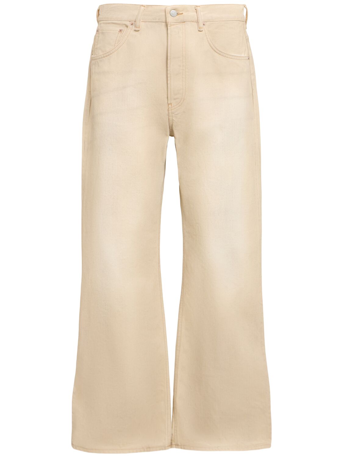 Acne Studios 2021m Traffic Sand Jeans In Brown
