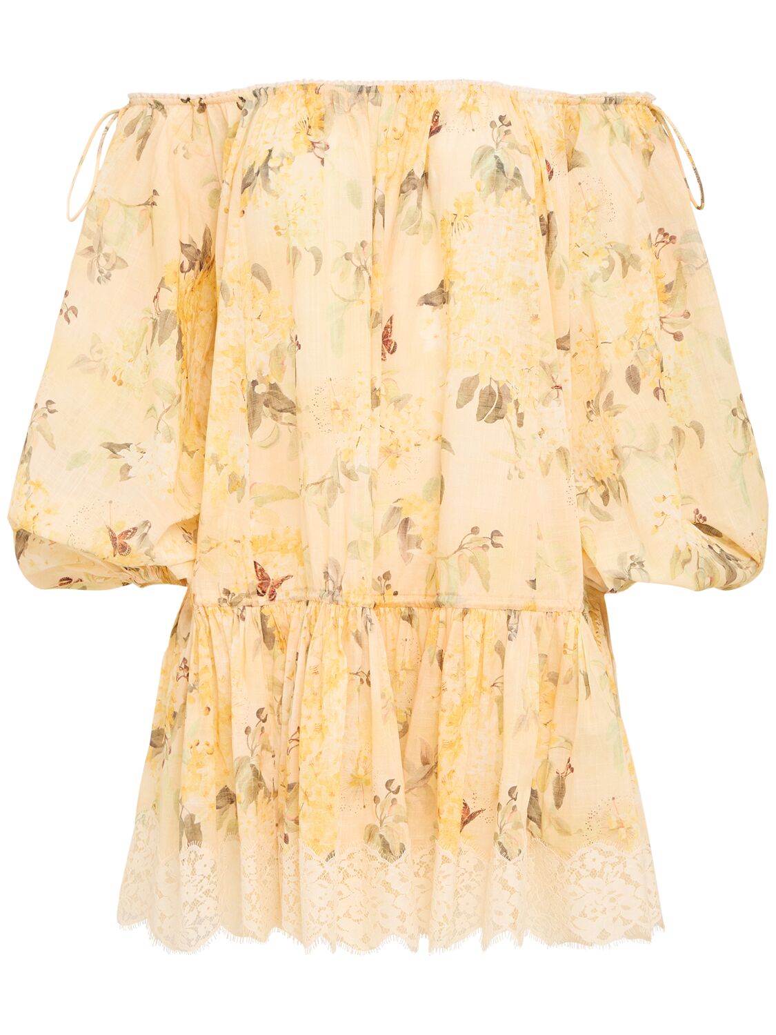 Cascadian Tiered Cotton Mini Dress - ZIMMERMANN - Modalova