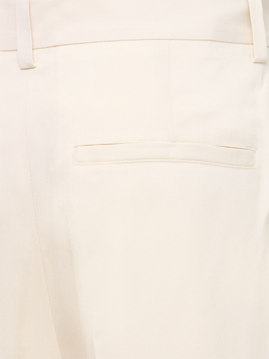 Totême Double-pleat Viscose Straight Pants In White
