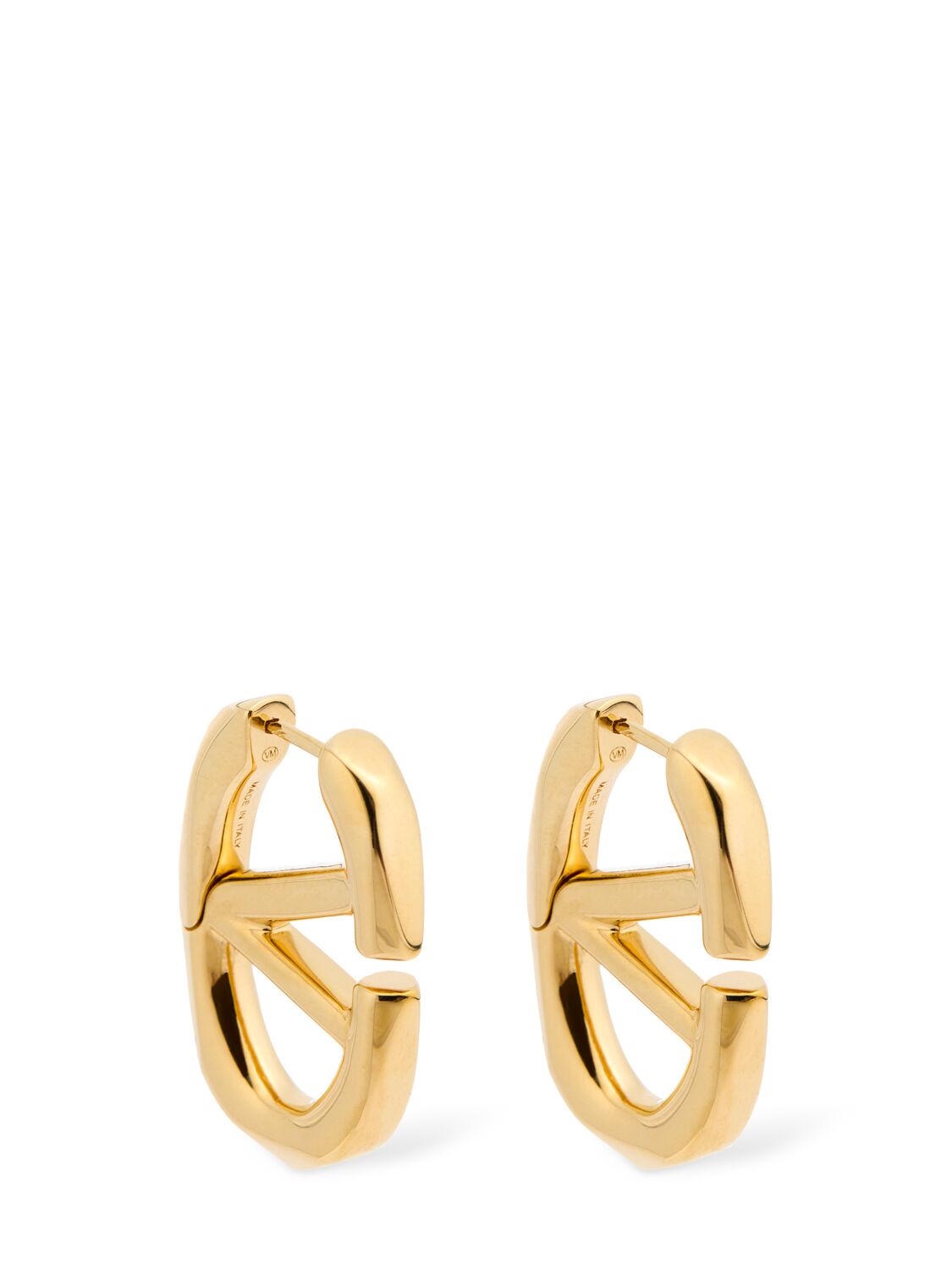 VALENTINO GARAVANI V Logo Boldies Huggie Earrings