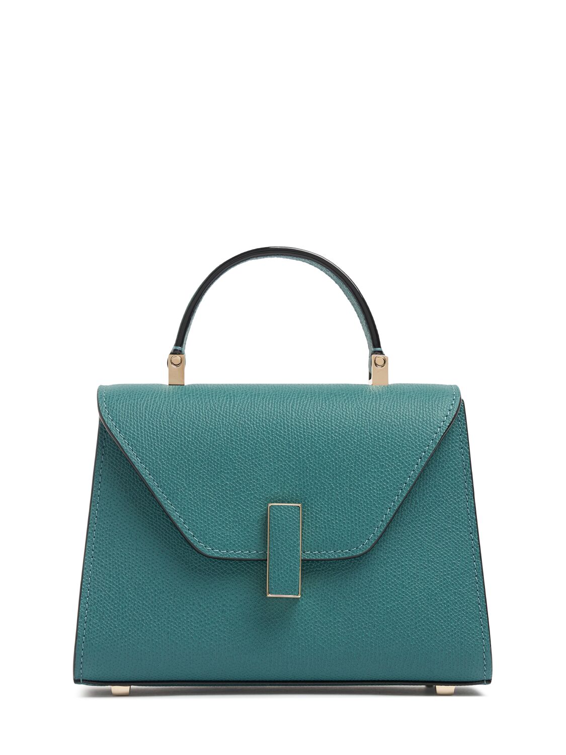 Micro Iside Leather Top Handle Bag