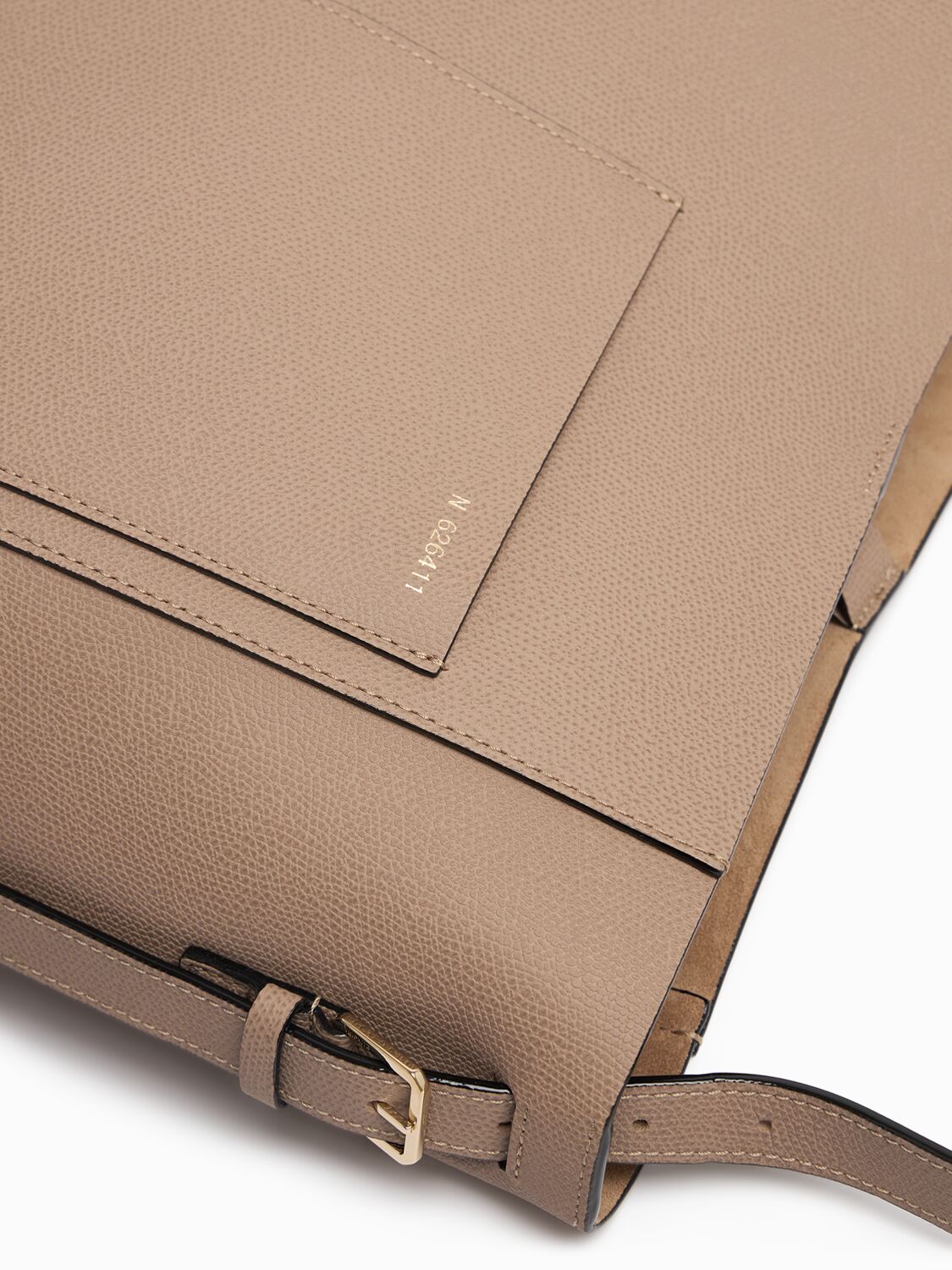 Valextra Medium Bucket Leather Shoulder Bag