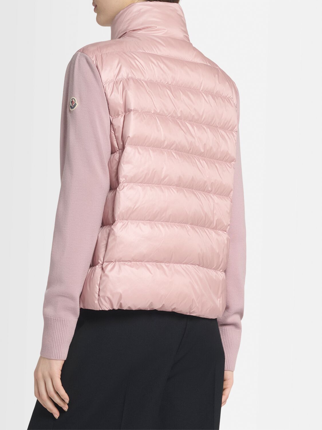 Moncler Quilted High Neck Long Sleeves Jacket