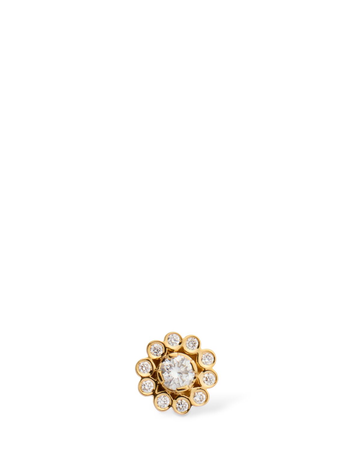 Soleil De Fleur Diamond Mono Earring