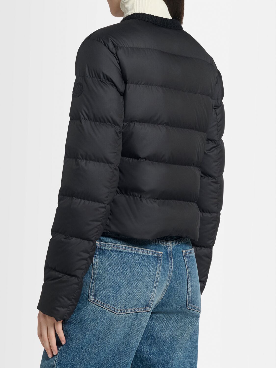 Moncler Mauvezin Wool-trimmed Down Jacket