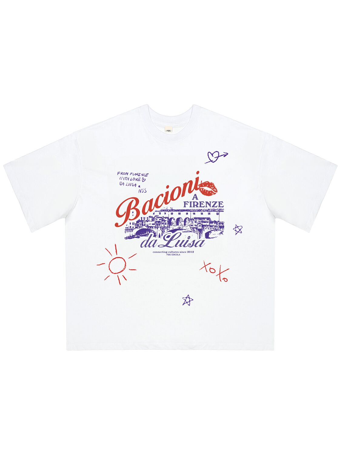 Nss Edicola Bacioni Da Luisa T-shirt In White