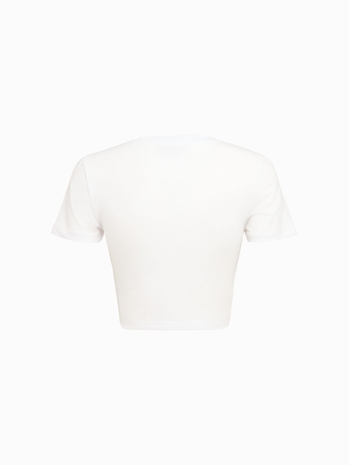 Fiorucci Angel Logo Cropped Cotton Blend T-shirt