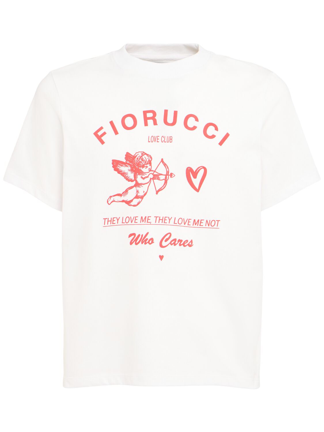 Fiorucci Cupid Love Club Printed Cotton T-shirt