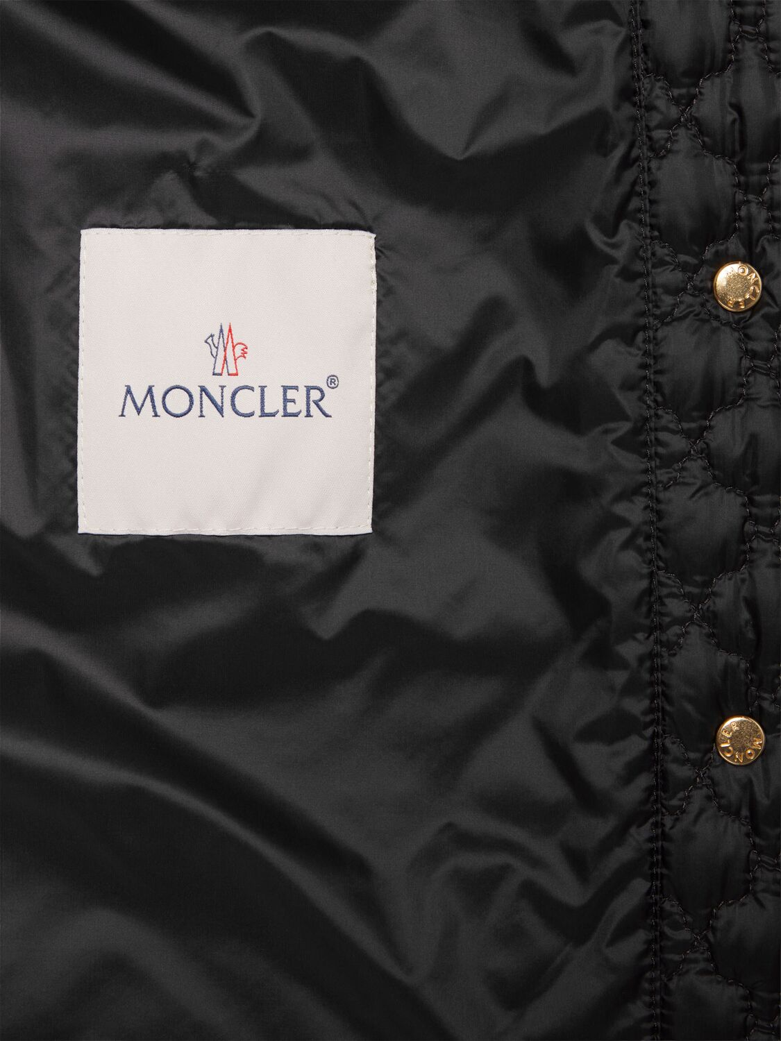 Moncler Raissac Geometric Long Down Jacket