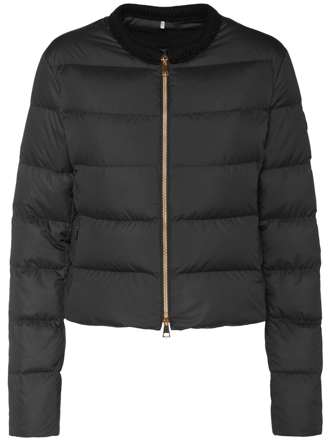 Moncler Mauvezin Wool-trimmed Down Jacket