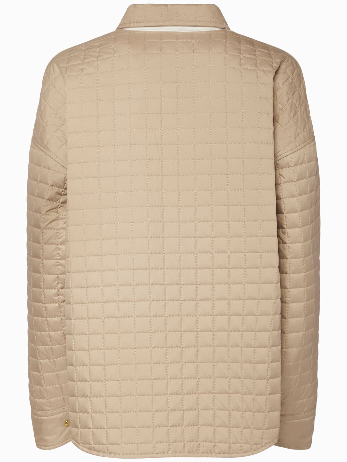 Moncler Square Quilted Nylon Padded Shirt