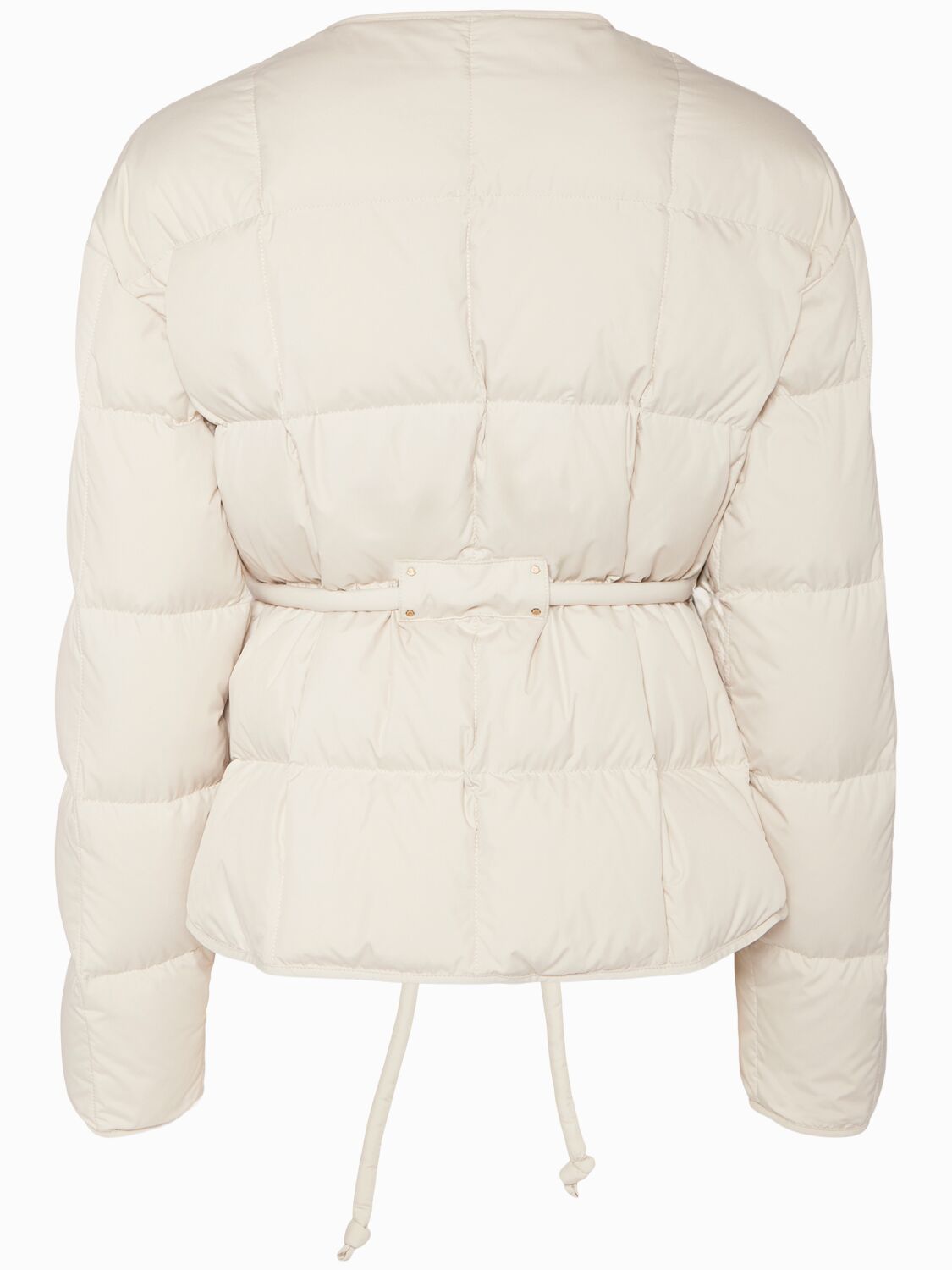 Moncler Caramagne Belted Tech Down Jacket