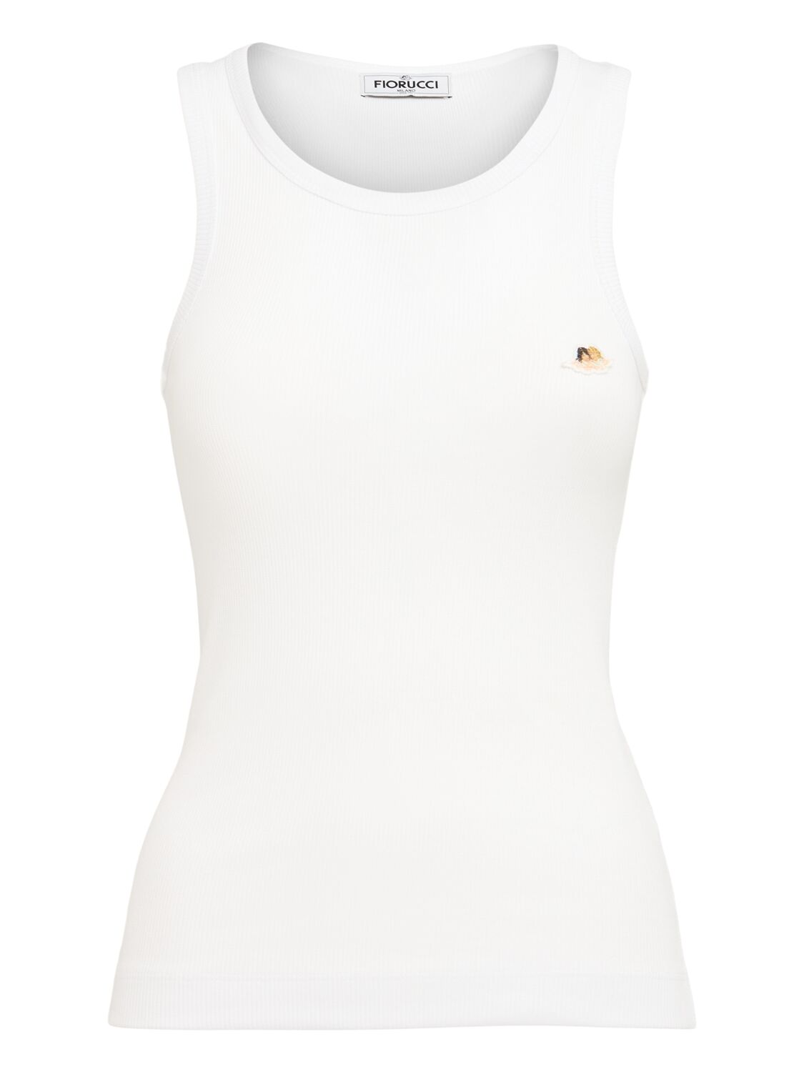Fiorucci Angel Patch Ribbed Tank Top