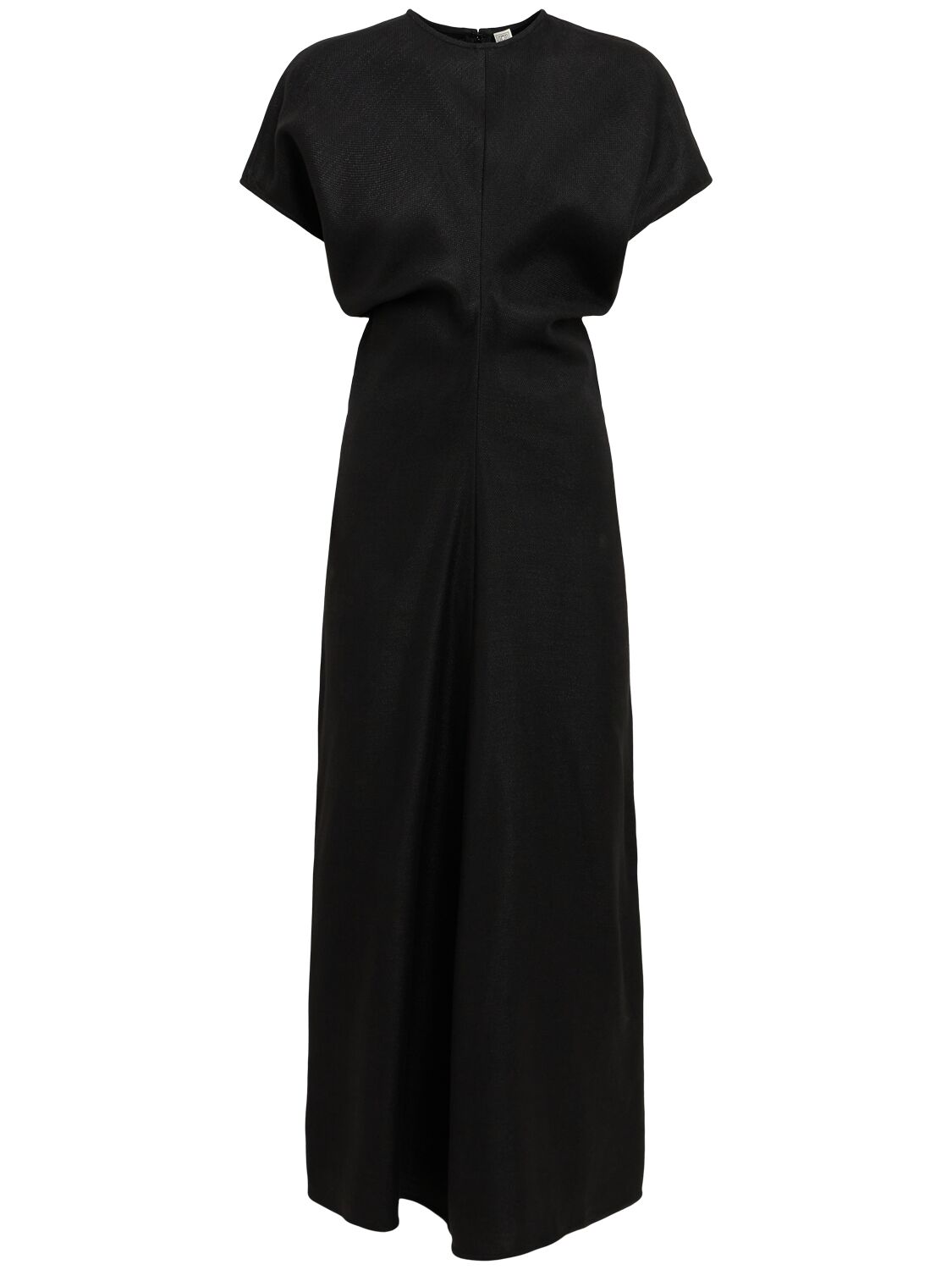 Totême Slouch Waist Viscose Blend Long Dress