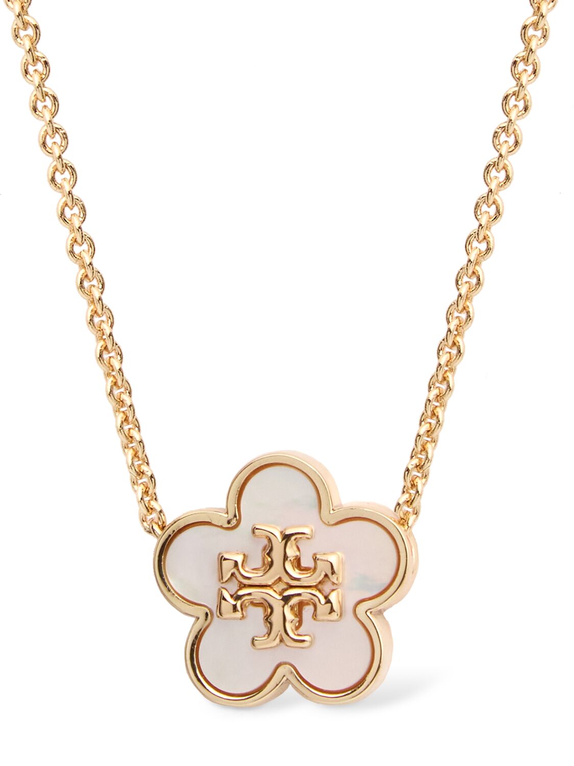 Collier À Pendentif Fleur Kira - TORY BURCH - Modalova