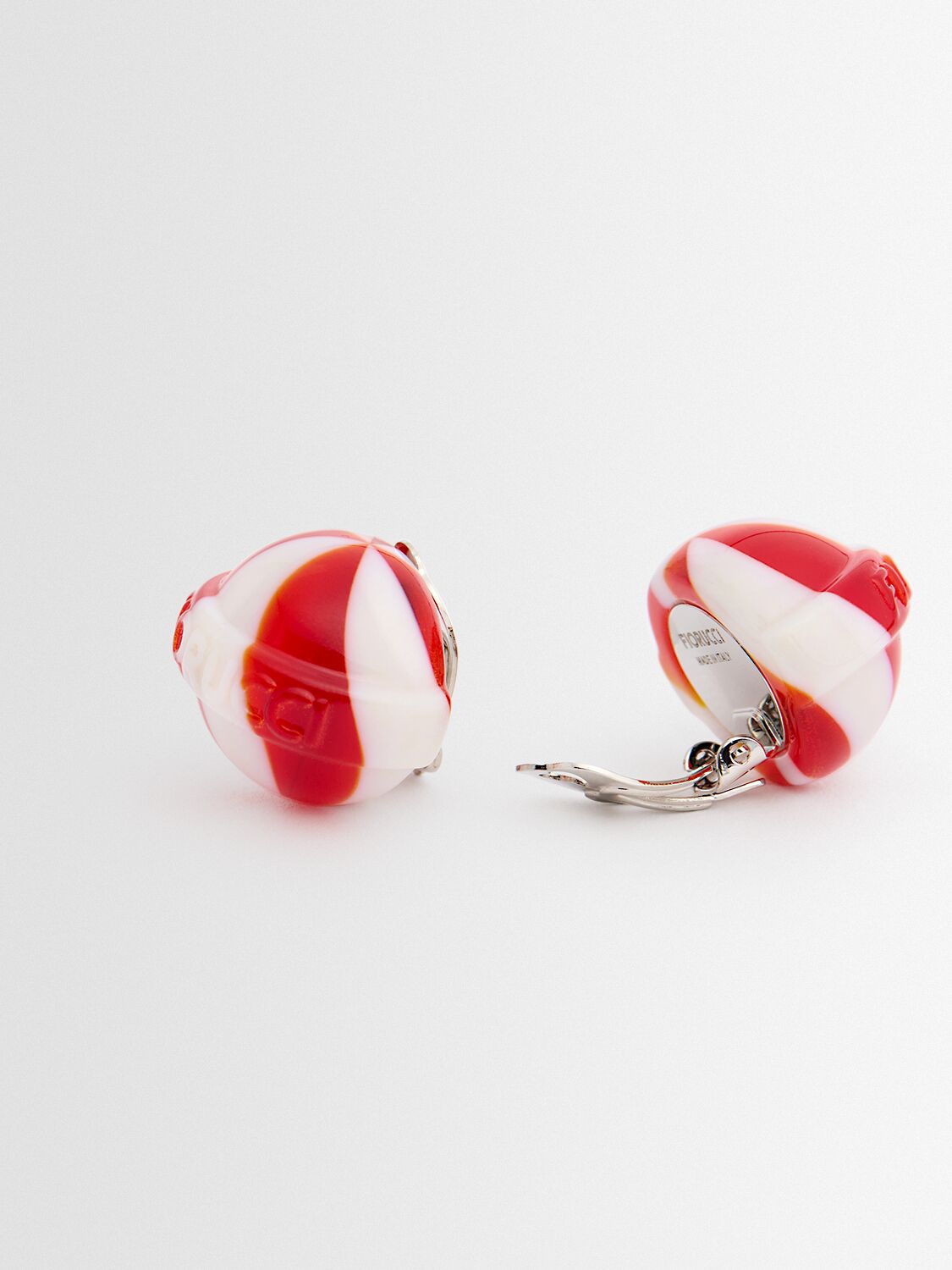 Fiorucci Striped Mini Lollipop Earrings