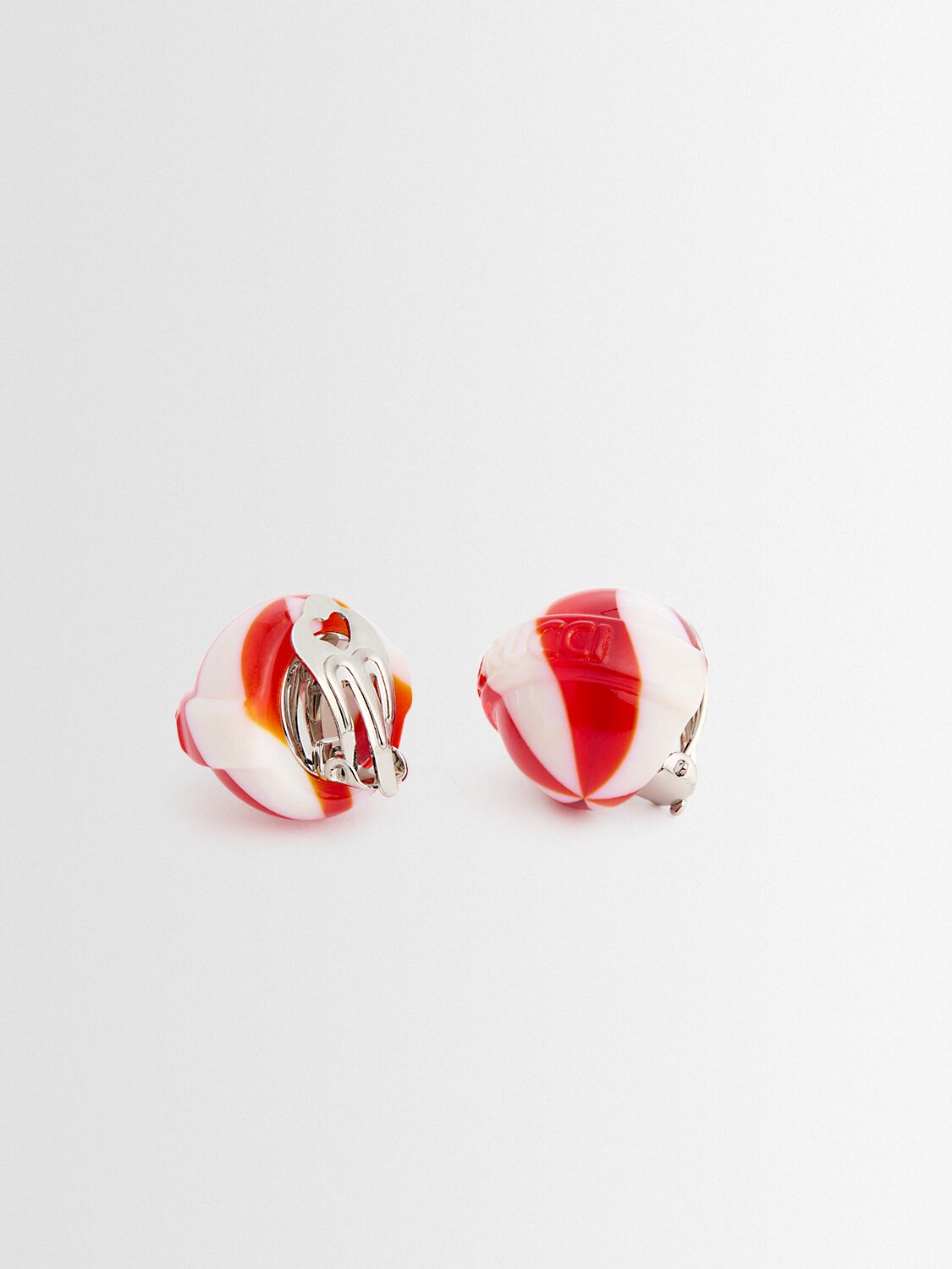 Fiorucci Striped Mini Lollipop Earrings