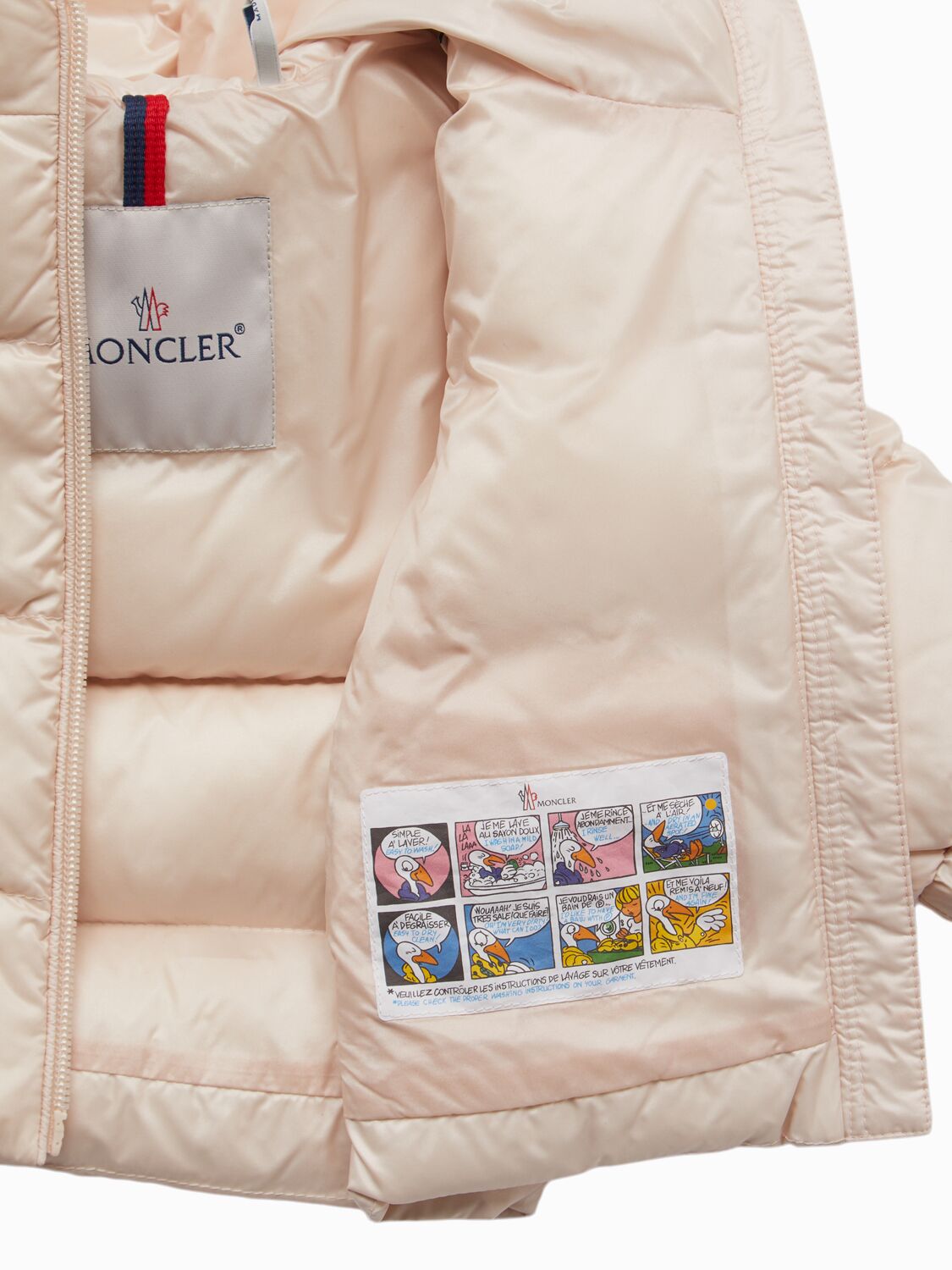 Moncler Sharon Nylon Down Jacket In Neutral
