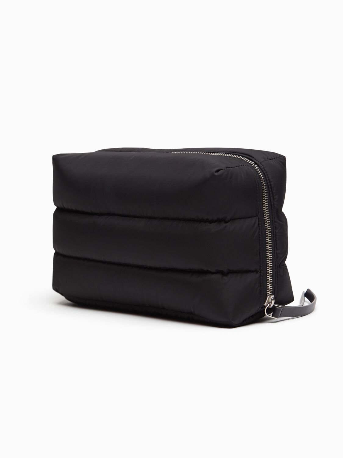 Moncler Caradoc Beauty Case In Quilted Black Nylon