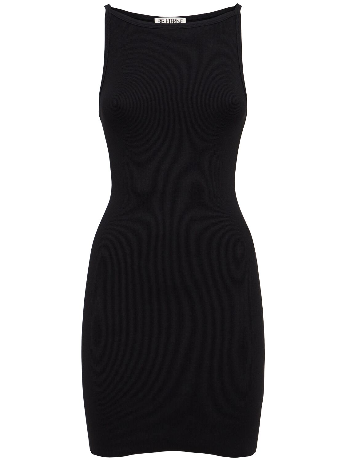 Robe Courte En Jersey De Coton Mélangé Iris - ÉTERNE - Modalova