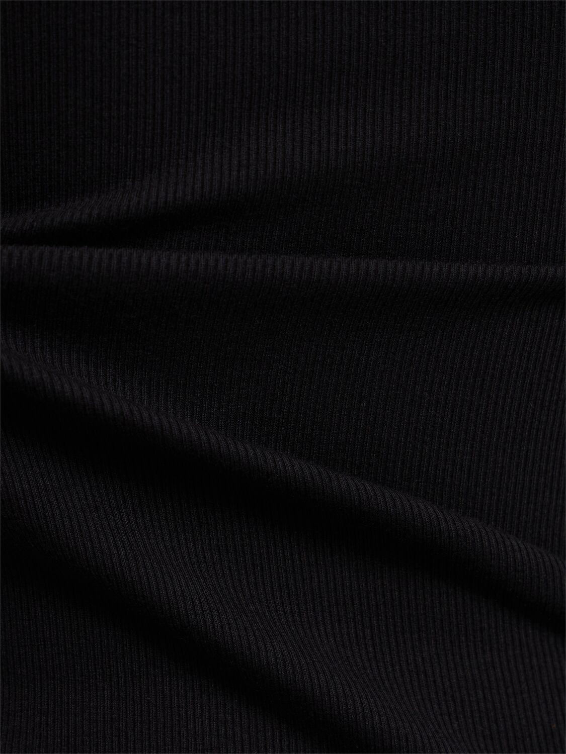 Éterne Iris Cotton Blend Jersey Tank Top In Black