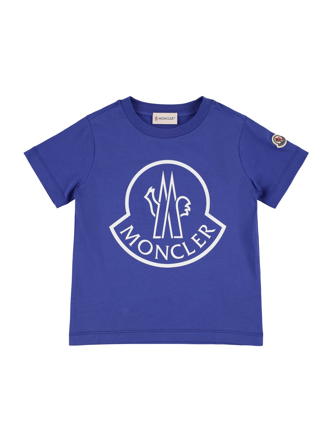MONCLER Printed Logo Cotton T-shirt