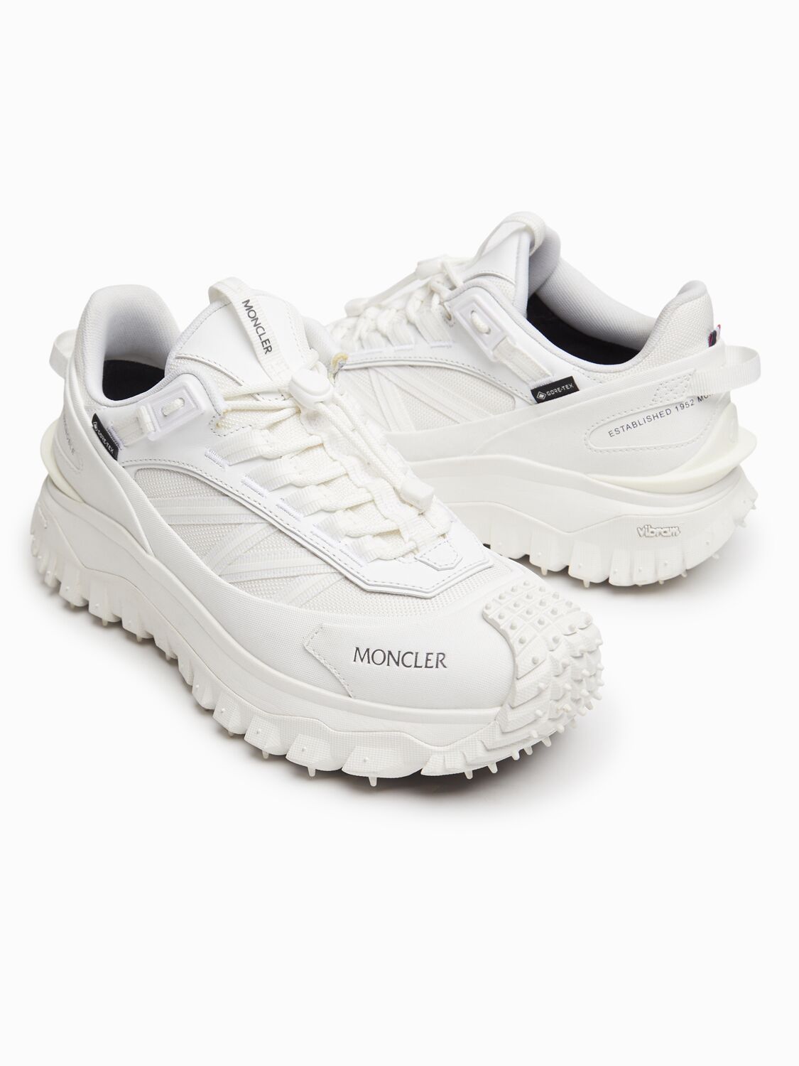 Moncler Trailgrip Gtx Leather & Mesh Sneakers