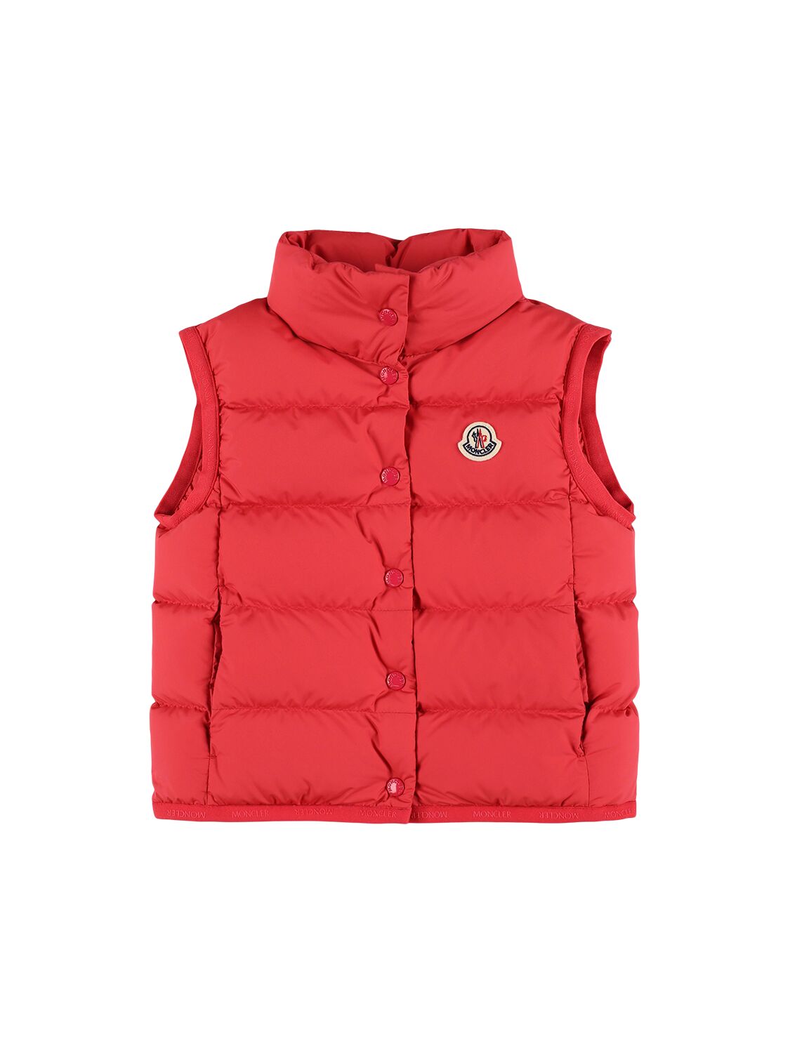 Moncler Badia Tech Down Vest In Red