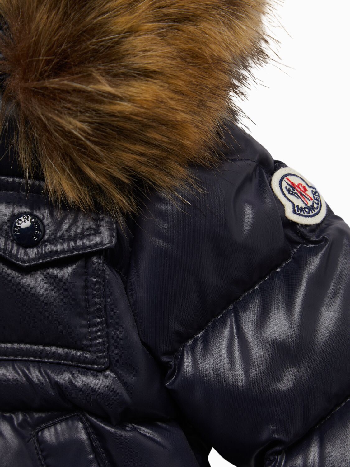 Moncler K2 Nylon Down Jacket In Black