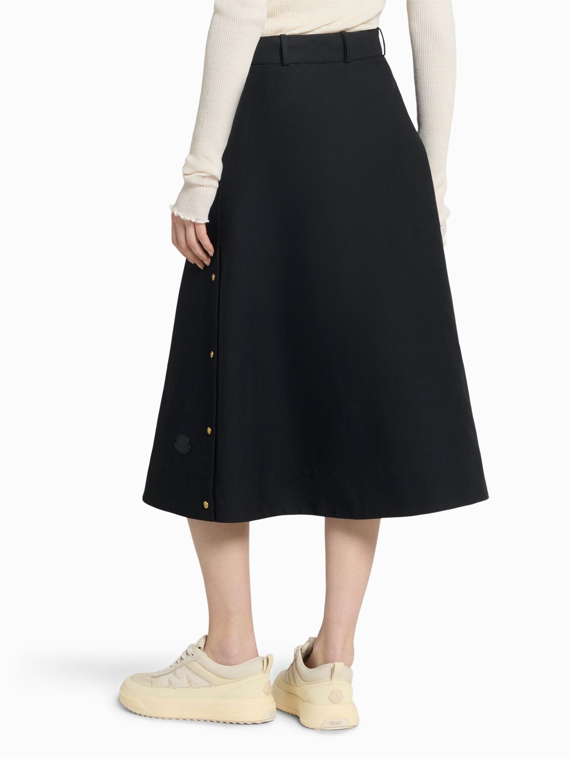 Moncler Belted Button-fastening Midi Skirt