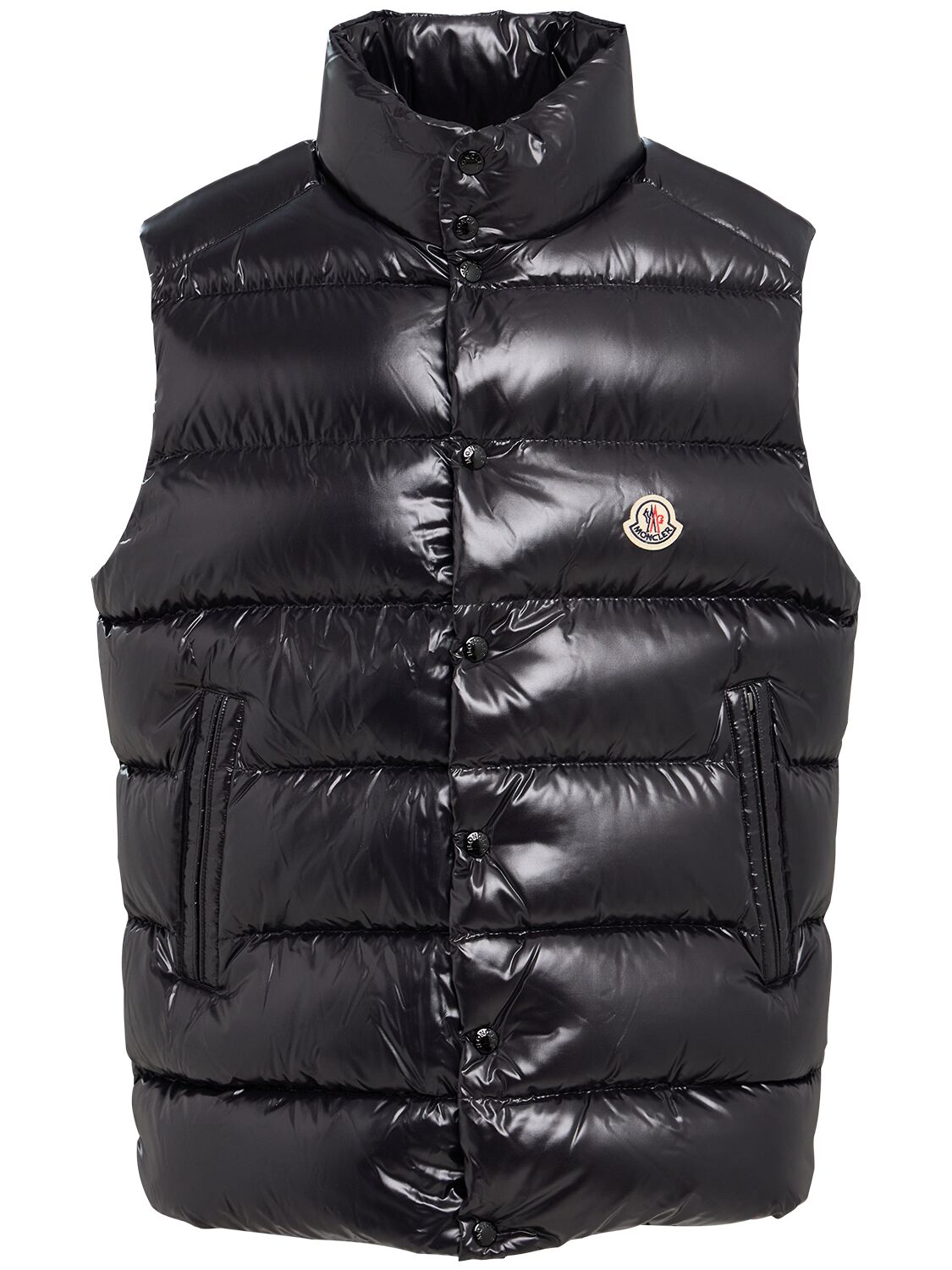 Doudoune Sans Manches En Nylon Laqué Tibb - MONCLER - Modalova