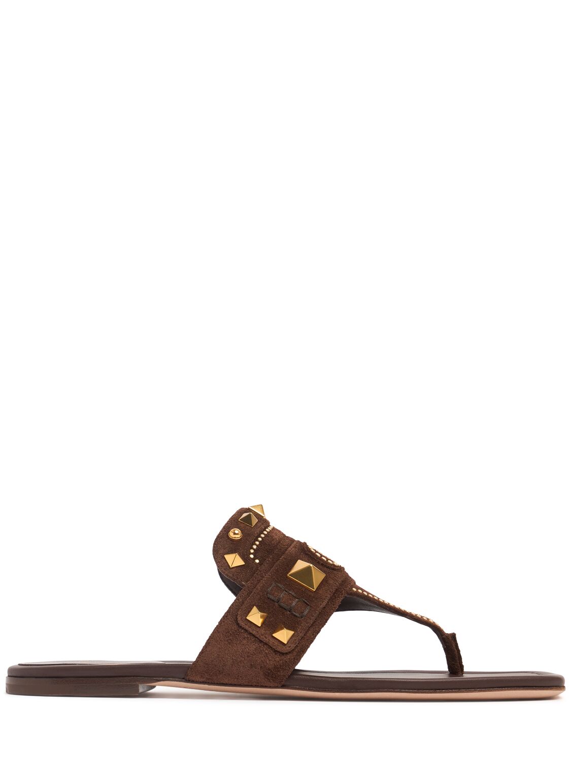 Claquettes En Daim 10 Mm - VALENTINO GARAVANI - Modalova