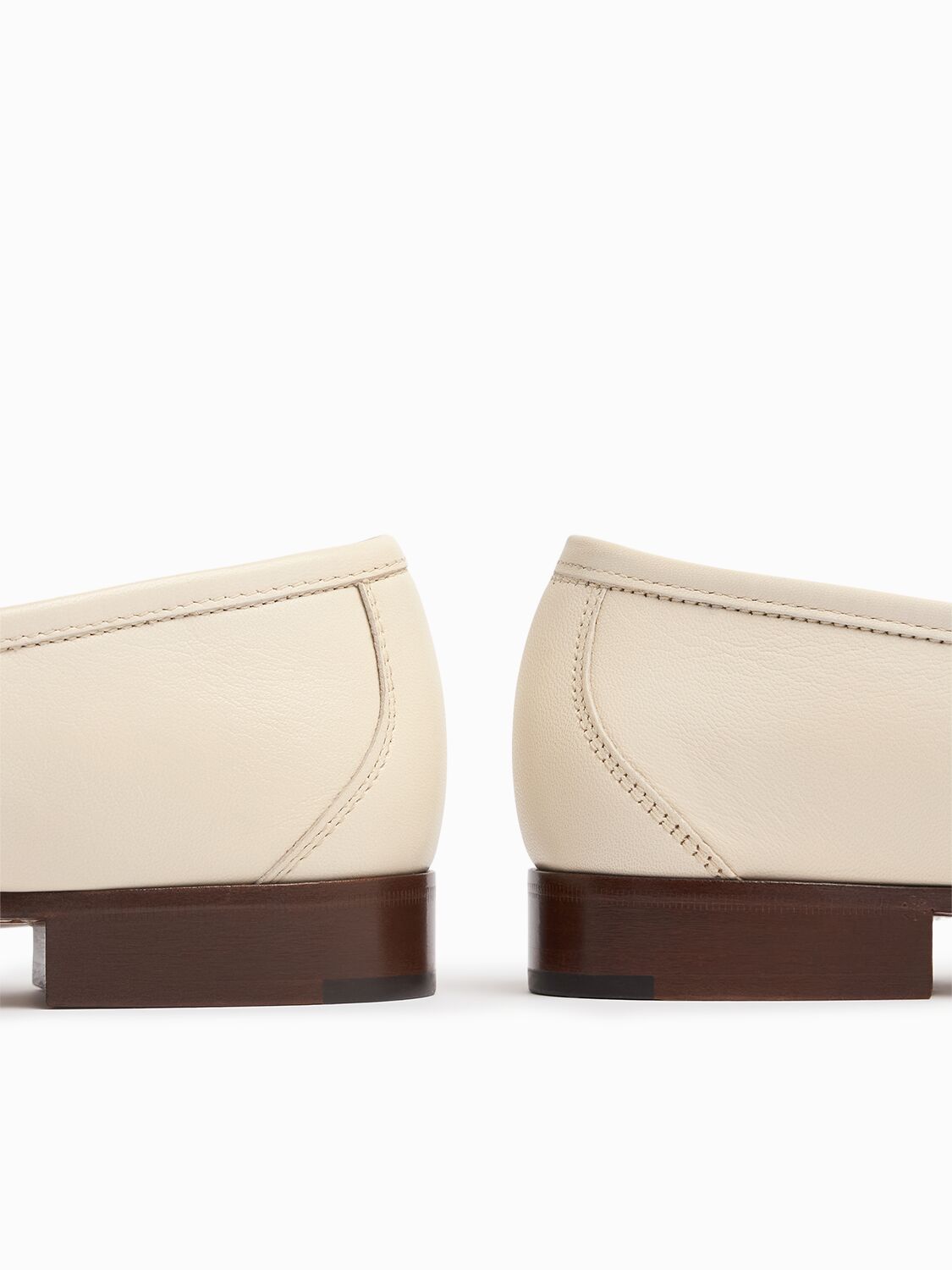 Valentino V Logo Leather Loafers