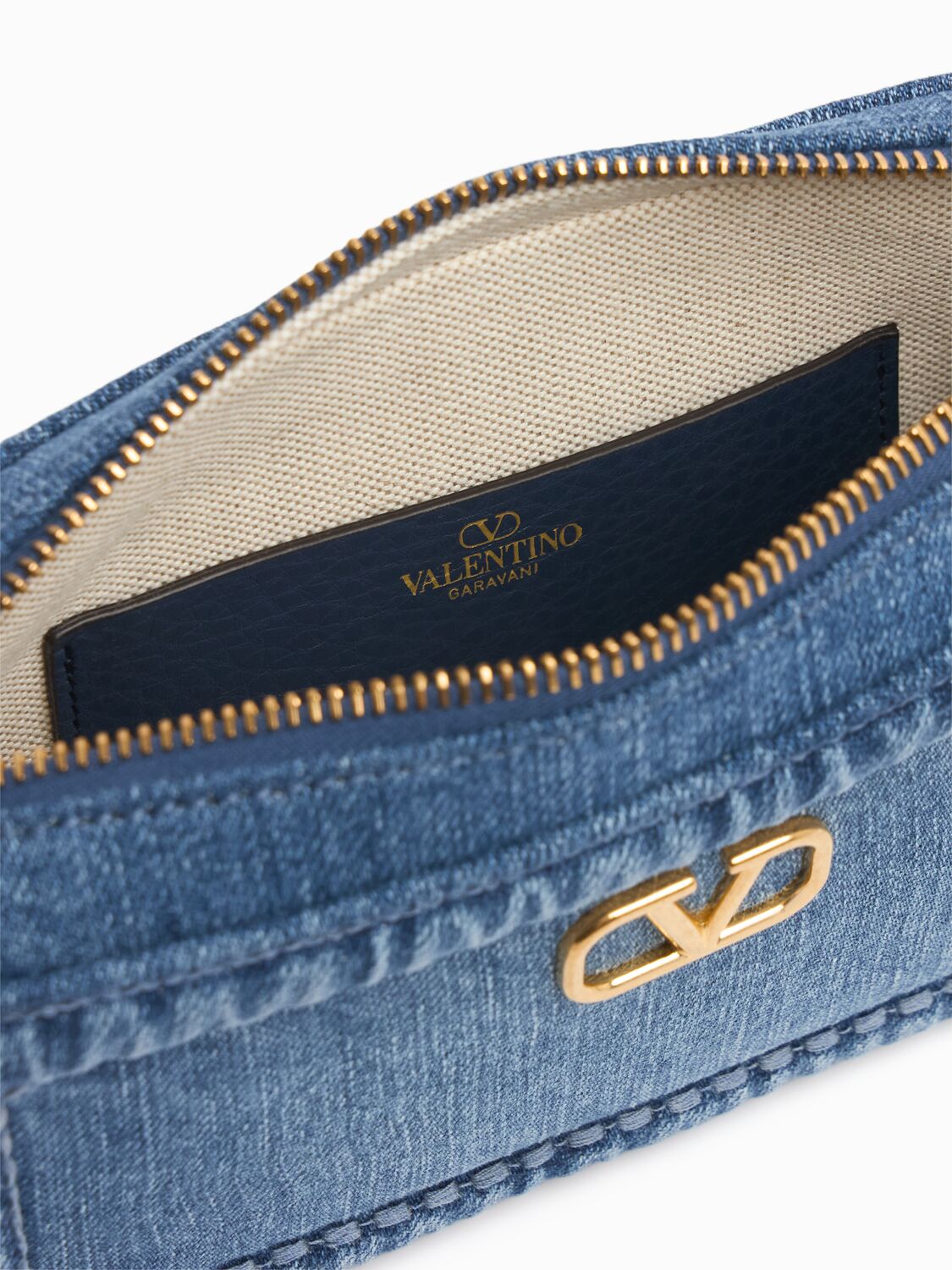 Valentino Mini Alltime Denim Camera Bag