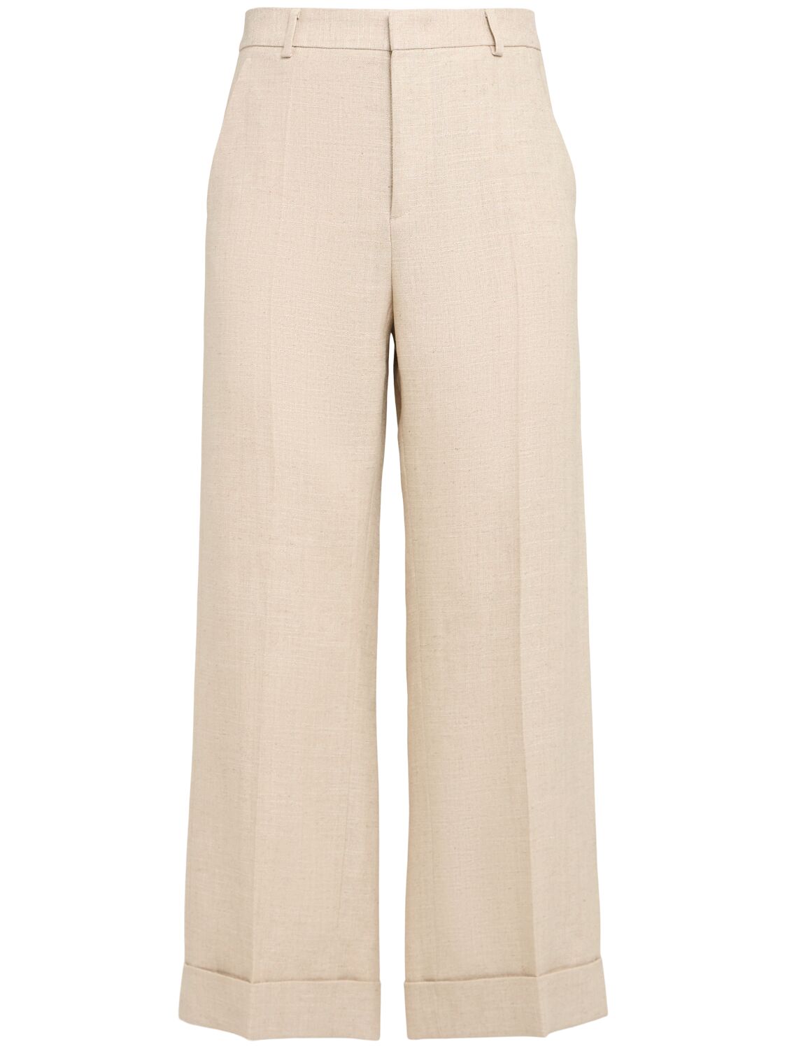 Textured Linen Viscose Pants - VALENTINO - Modalova