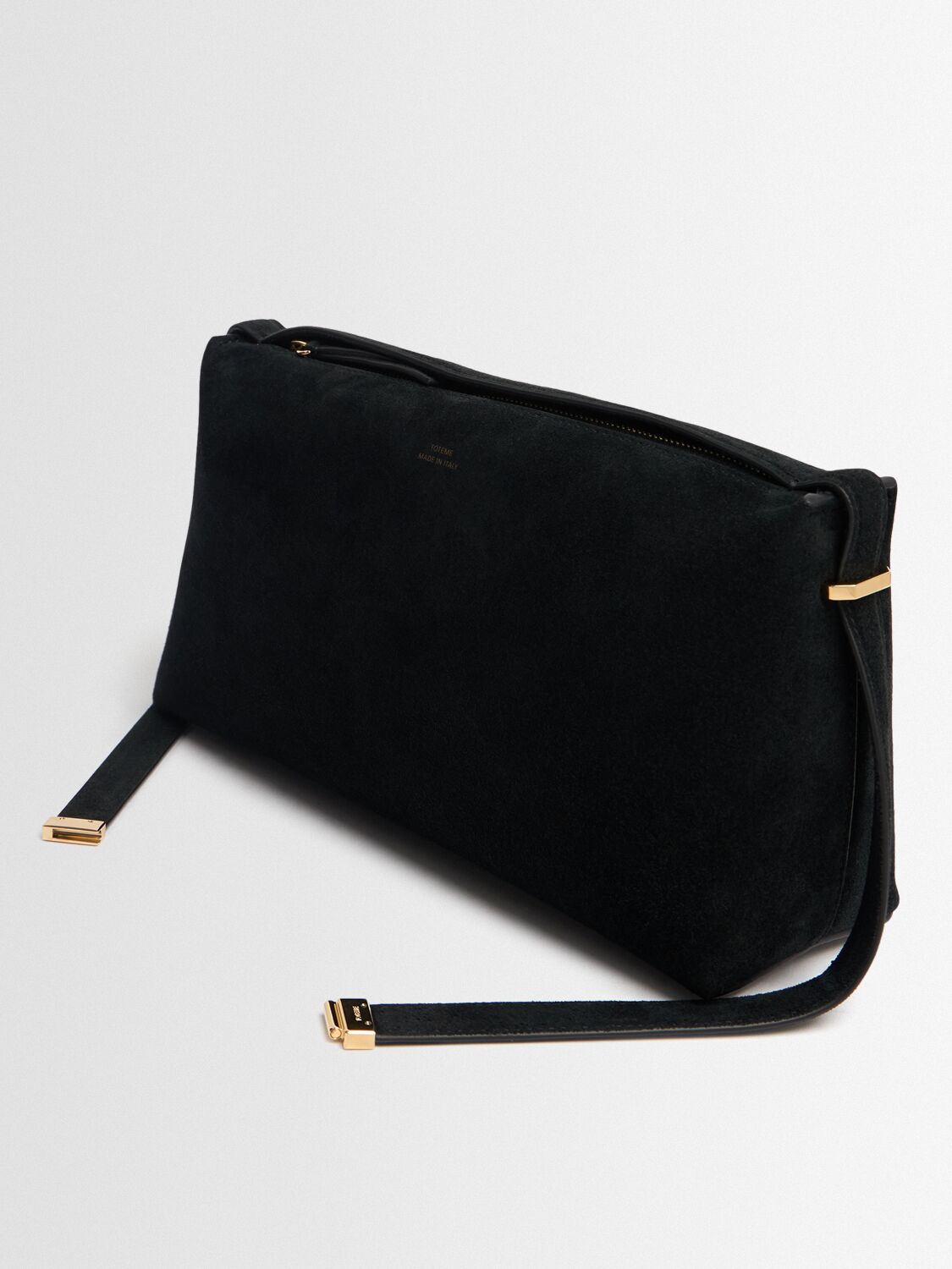 Totême Scoop Suede Clutch