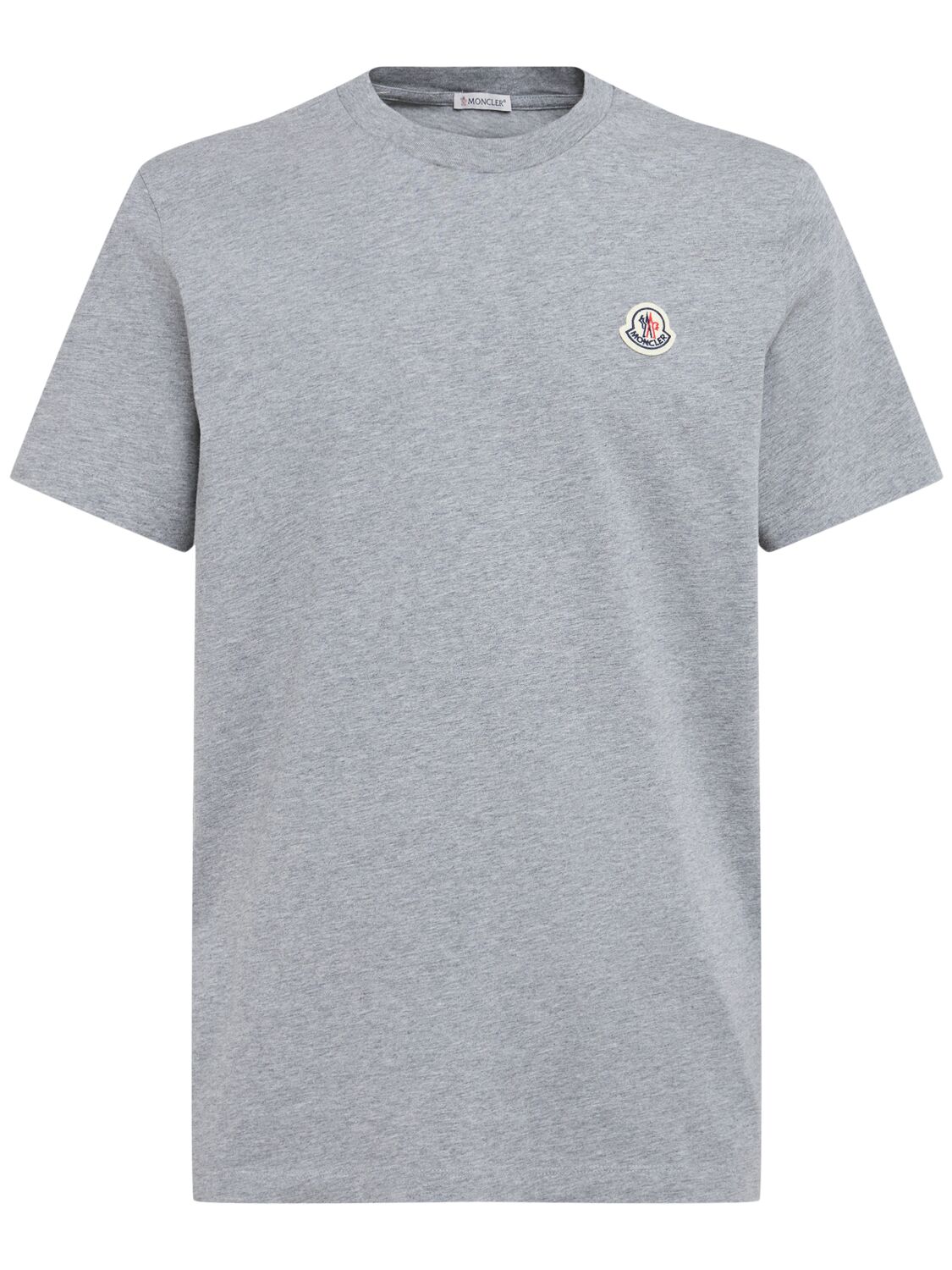 Pack Of 3 Logo Patch Cotton T-shirts - MONCLER - Modalova