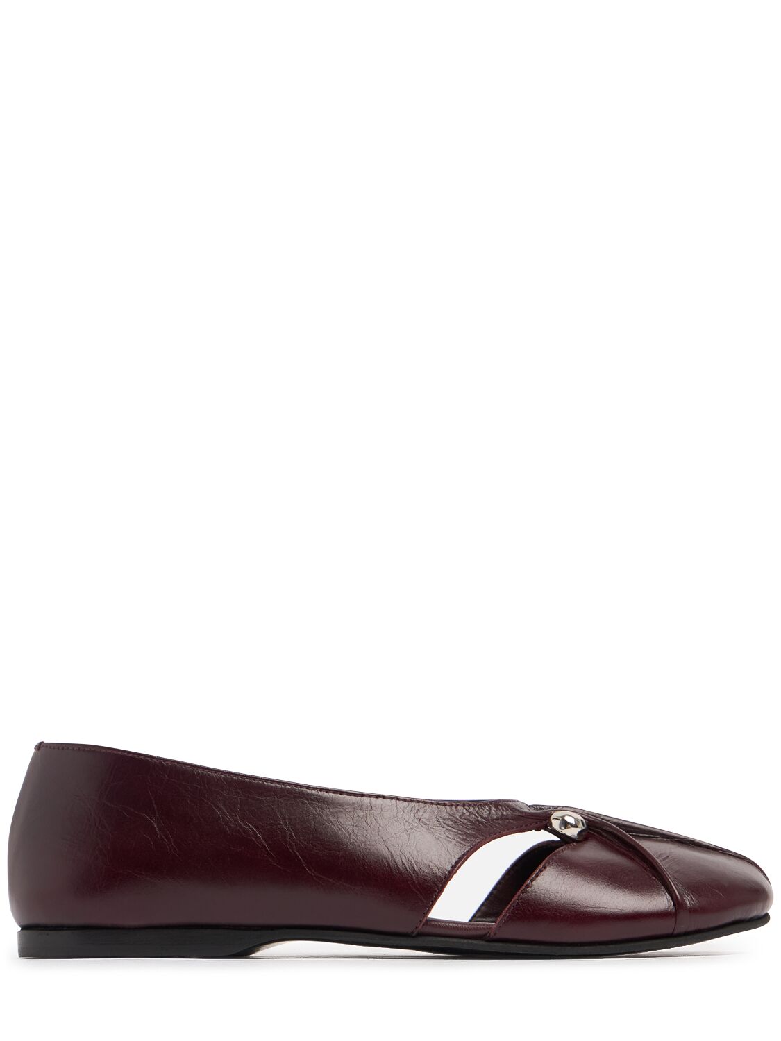 Ravena Rift Leather Ballerina Flats