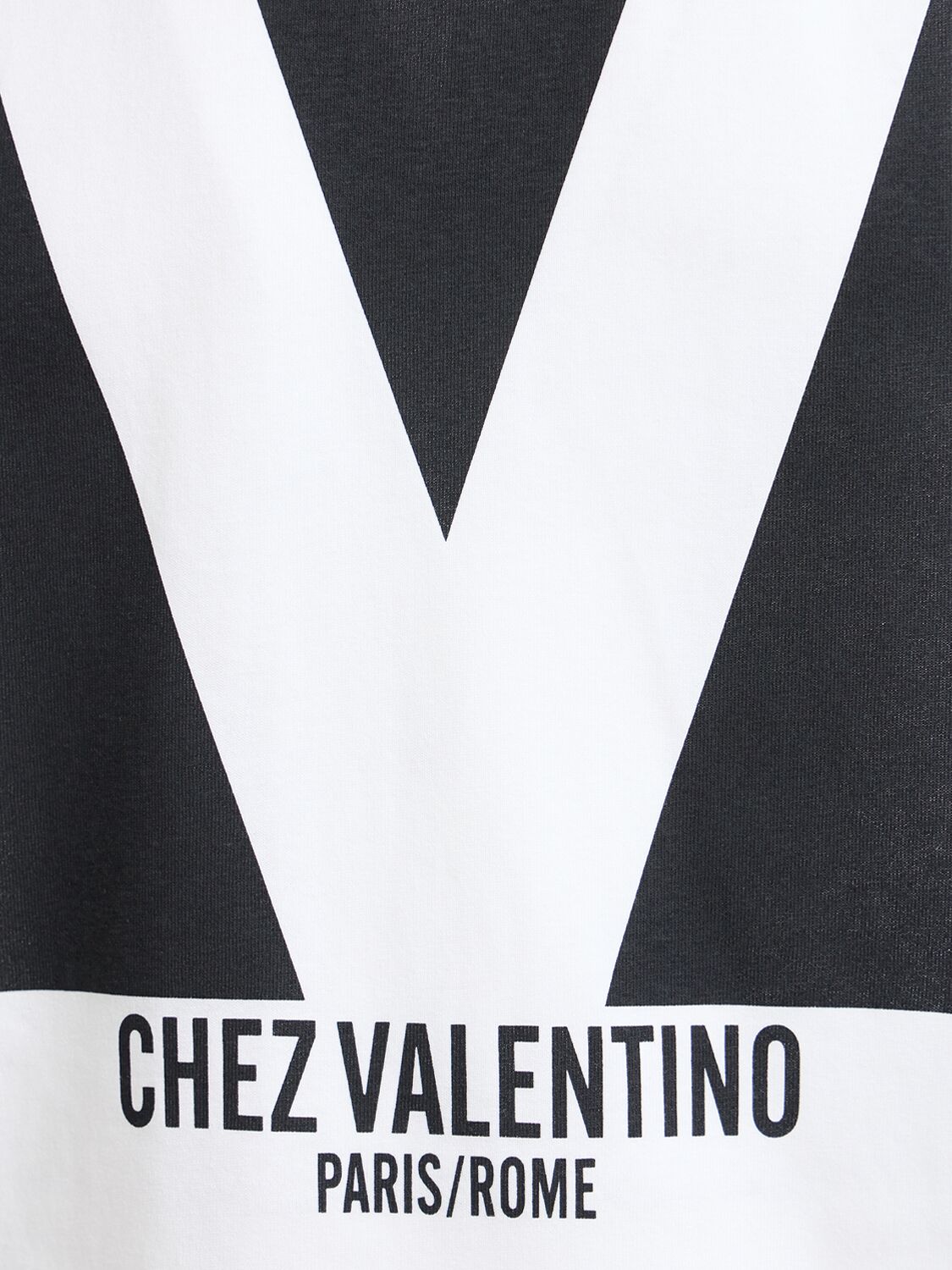 Valentino Mens Avorio Logo-print Crew-neck Cotton-jersey T-shirt