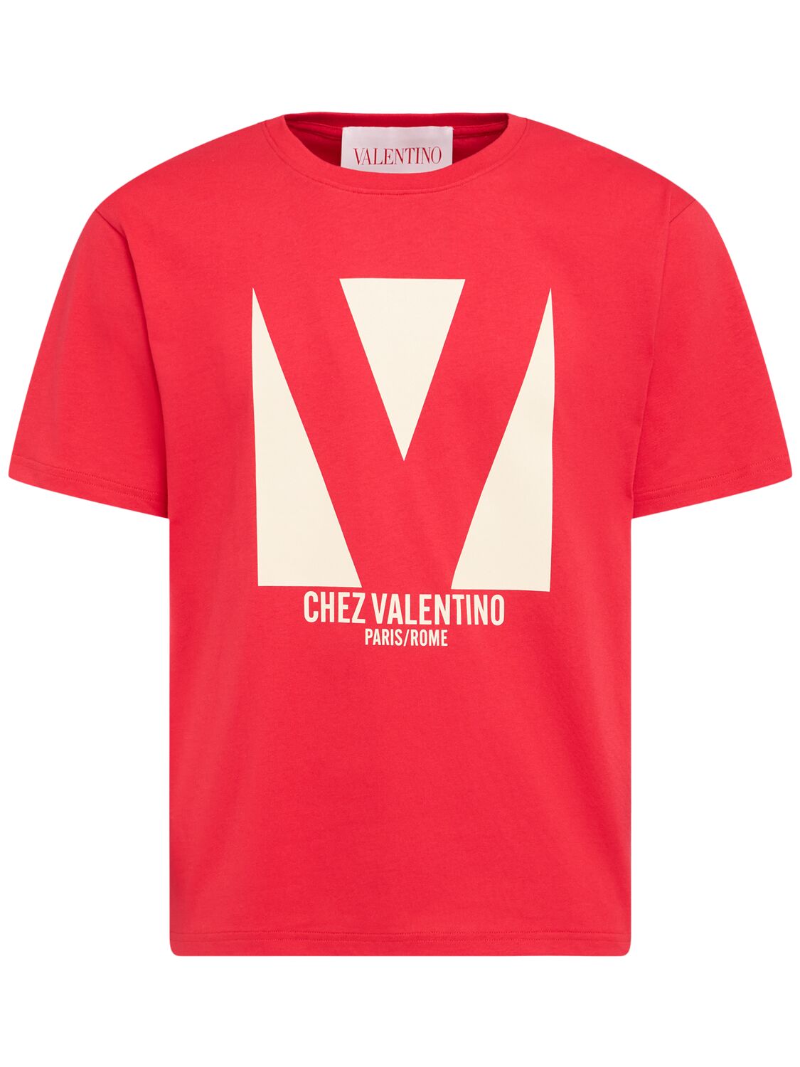 Valentino Chez  Cotton Jersey T-shirt