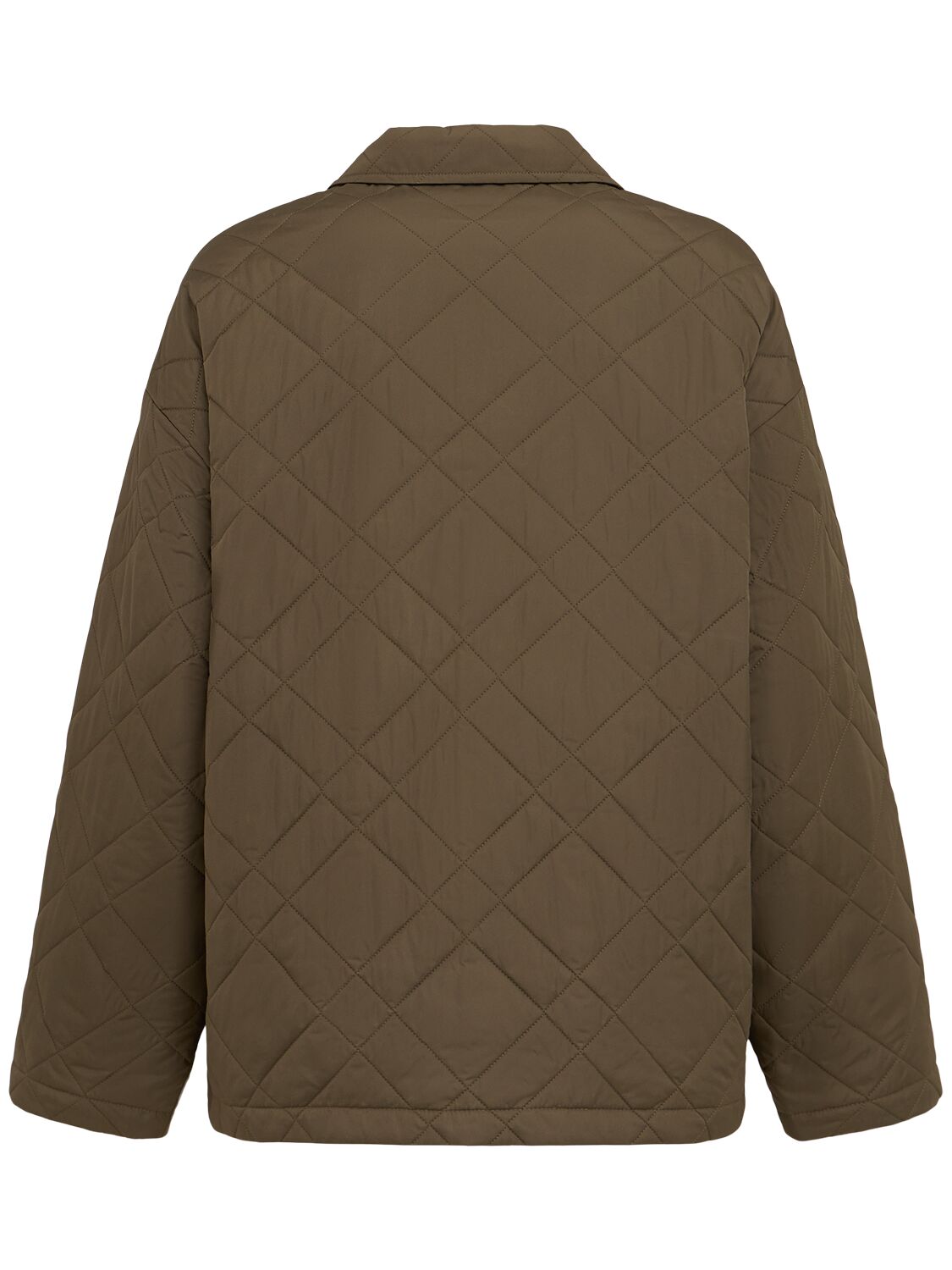 Nili Lotan Helah Quilted Shell Jacket In Green